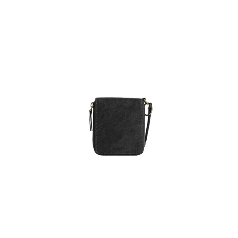 BEA MOMBAERS Sleek Compact Zipper Wallet Women BLACK Wallets & Small Leather